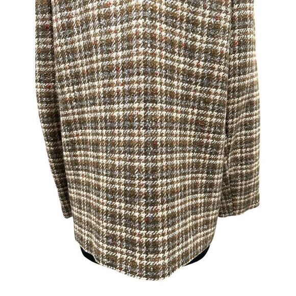 Pendleton Vintage Plaid Wool Button Front Blazer Peacoat Jacket Sz 16 - Picture 9 of 13